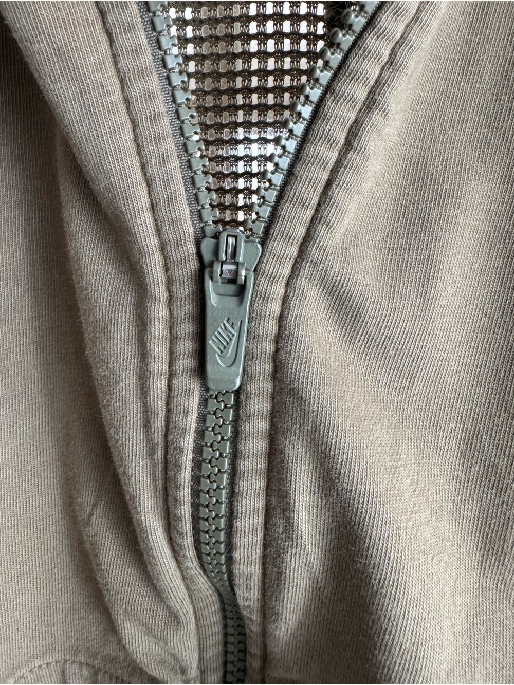 Nike Olive Green Mesh Zip-Up Jacket - Picture 10 of 14